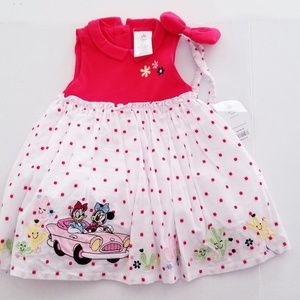 NWT Disney store Minnie mouse dress set